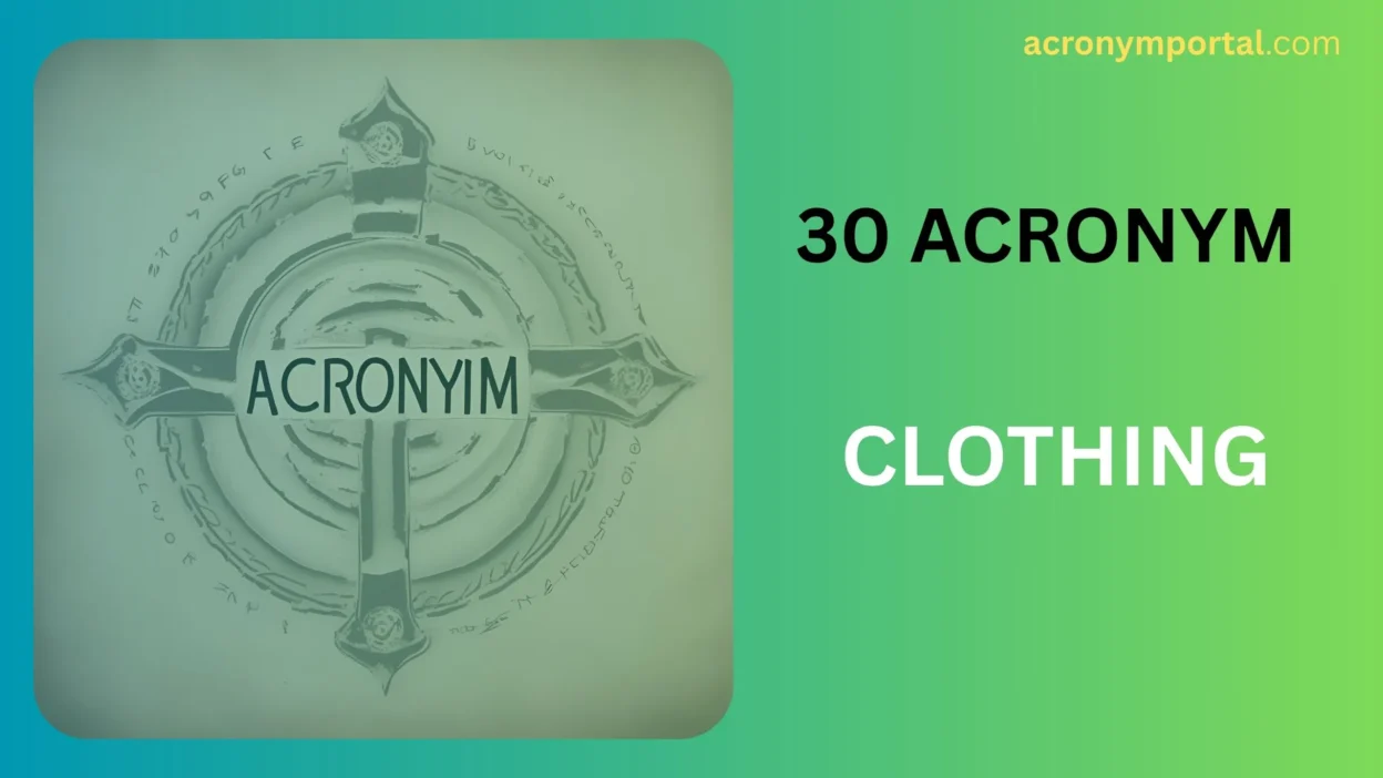 Acronym Clothing