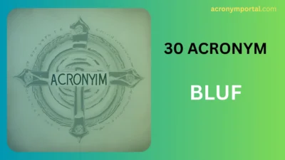 BLUF Acronym