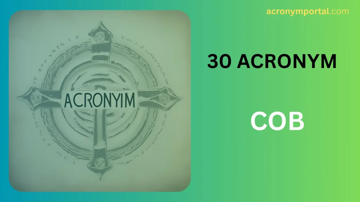 COB Acronym