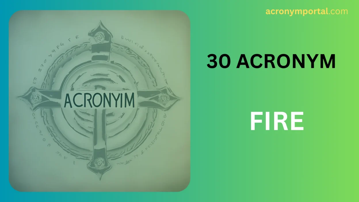 FIRE Acronym
