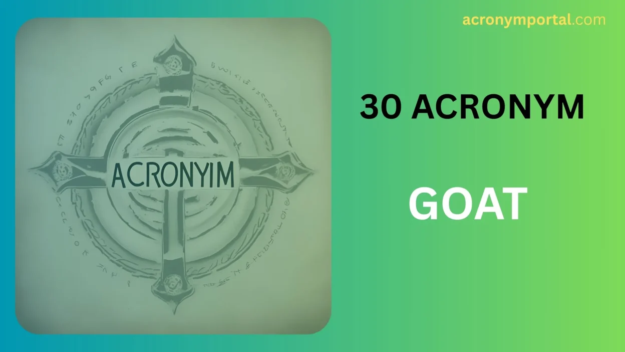 GOAT Acronym