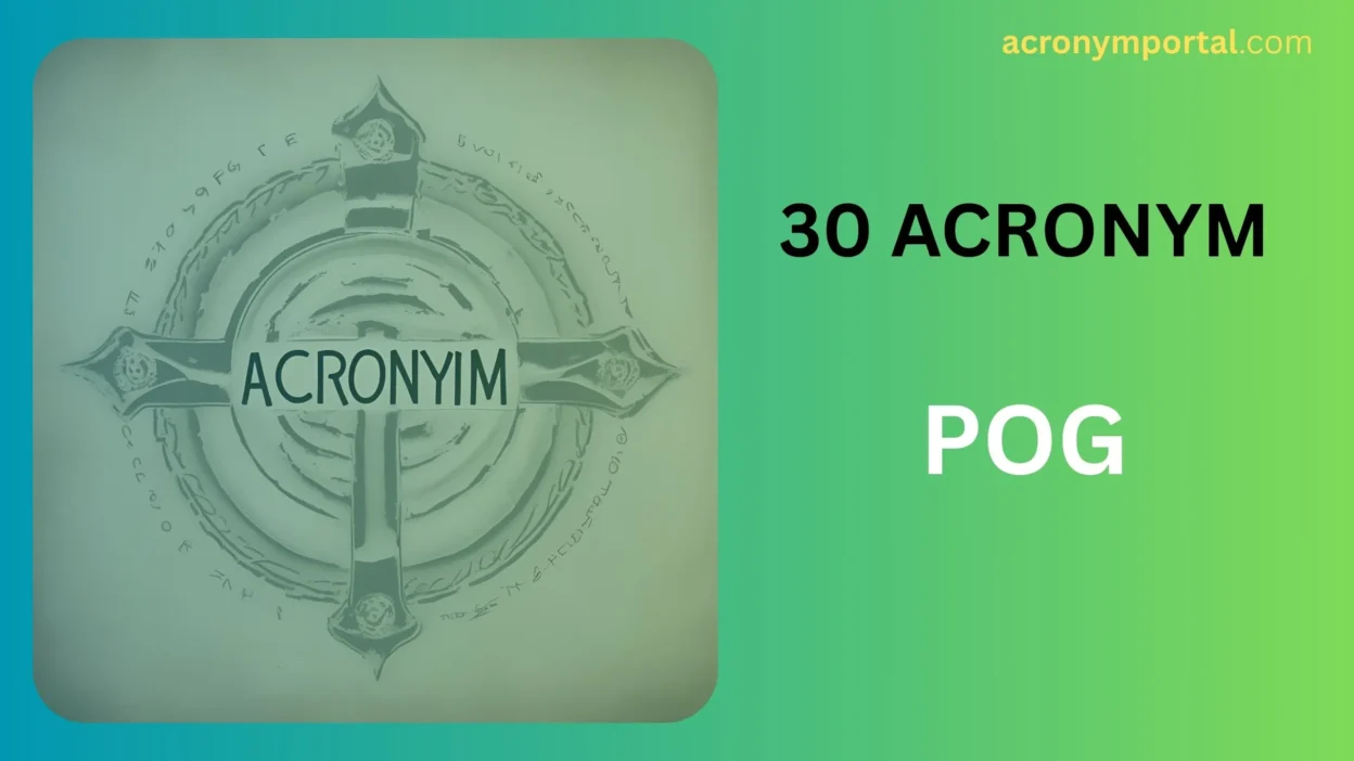 POG Acronym