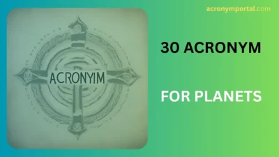 Acronym for Planets
