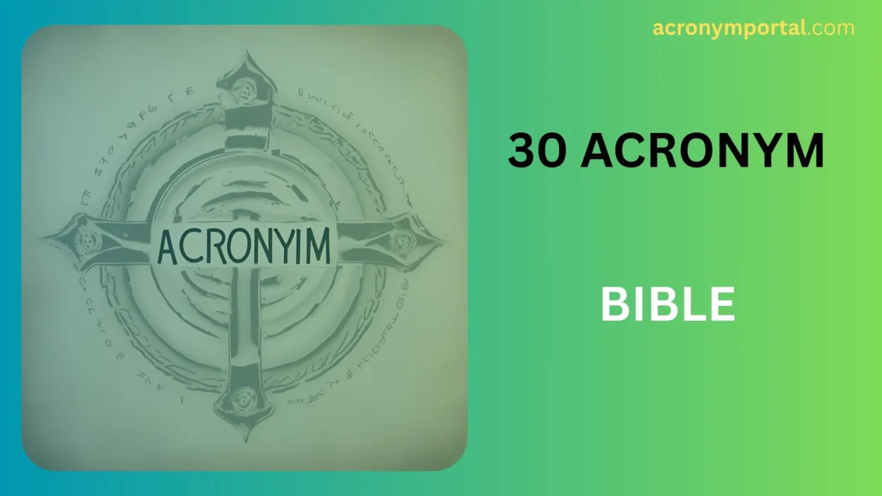 Bible Acronym