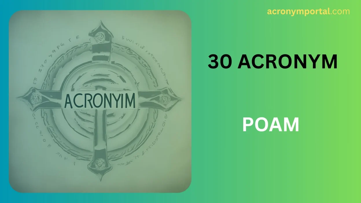 POAM Acronym
