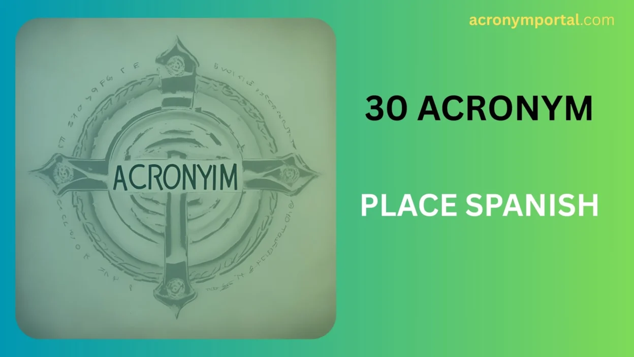 place acronym spanish